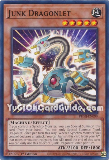 Yu-Gi-Oh Card: Junk Dragonlet