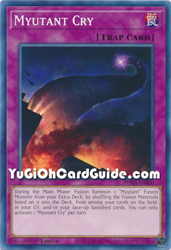 Yu-Gi-Oh Card: Myutant Cry