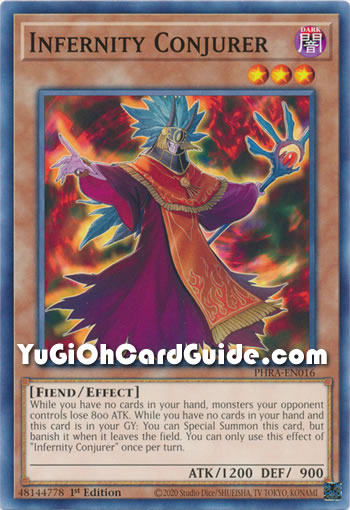 Yu-Gi-Oh Card: Infernity Conjurer