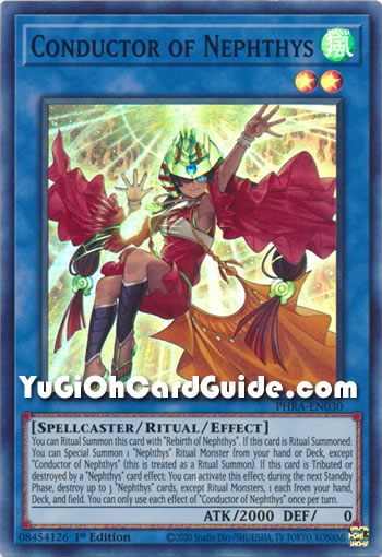 Yu-Gi-Oh Card: Conductor of Nephthys