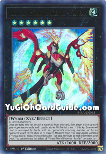 Virtual World Phoenix - Fanfan - MP21-EN193 - Rare - 1. Auflage