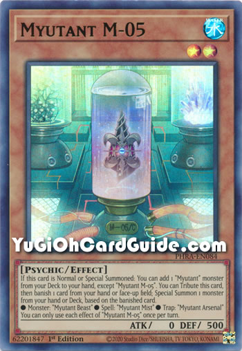 Yu-Gi-Oh Card: Myutant M-05