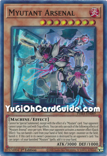 Yu-Gi-Oh Card: Myutant Arsenal