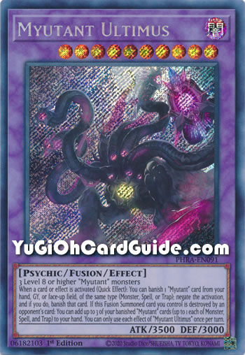 Yu-Gi-Oh Card: Myutant Ultimus