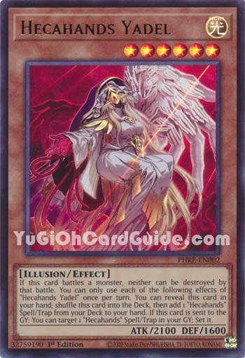 Yu-Gi-Oh Card: Hecahands Yadel