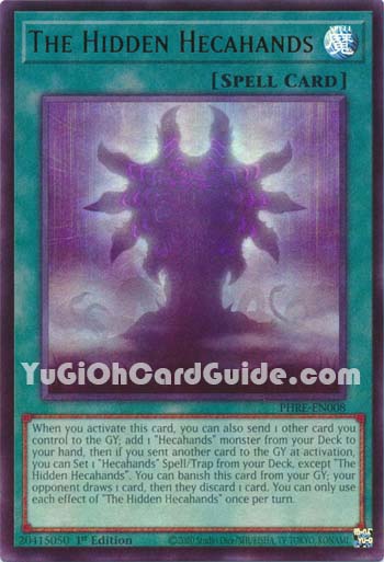 Yu-Gi-Oh Card: The Hidden Hecahands