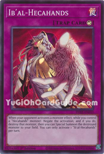 Yu-Gi-Oh Card: Ib'al-Hecahands