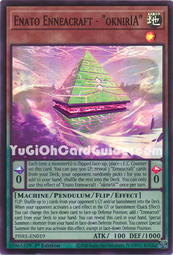 Yu-Gi-Oh Card: Enato Enneacraft - 