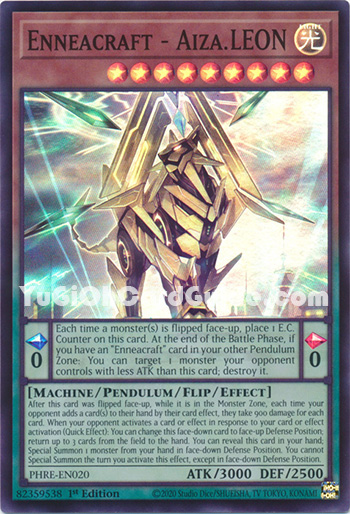 Yu-Gi-Oh Card: Enneacraft - Aiza.LEON