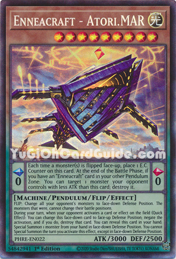 Yu-Gi-Oh Card: Enneacraft - Atori.MAR