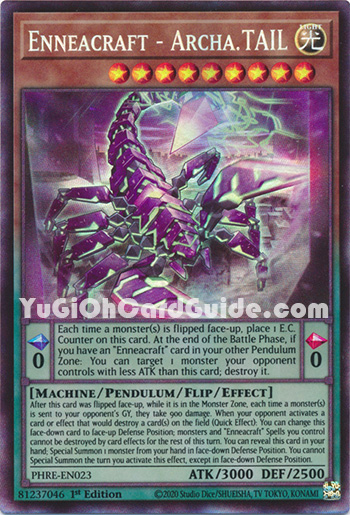 Yu-Gi-Oh Card: Enneacraft - Archa.TAIL
