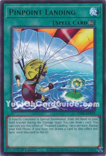 Yu-Gi-Oh Card: Pinpoint Landing