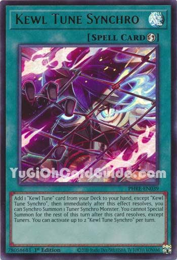 Yu-Gi-Oh Card: Kewl Tune Synchro