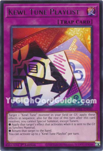 Yu-Gi-Oh Card: Kewl Tune Playlist