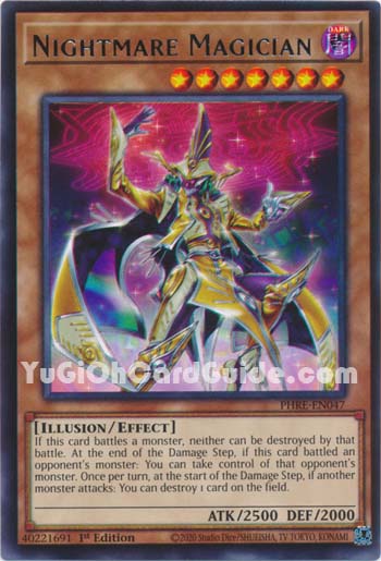 Yu-Gi-Oh Card: Nightmare Magician