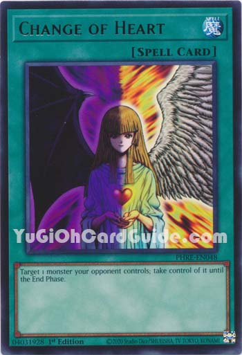 Yu-Gi-Oh Card: Change of Heart