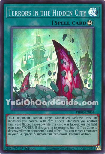 Yu-Gi-Oh Card: Terrors in the Hidden City