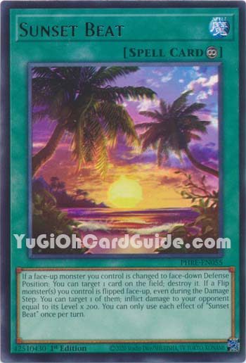 Yu-Gi-Oh Card: Sunset Beat