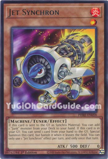 Yu-Gi-Oh Card: Jet Synchron