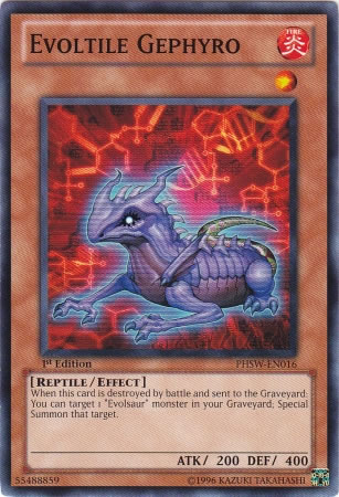 Yu-Gi-Oh Card: Evoltile Gephyro