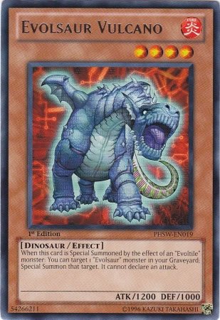 Yu-Gi-Oh Card: Evolsaur Vulcano