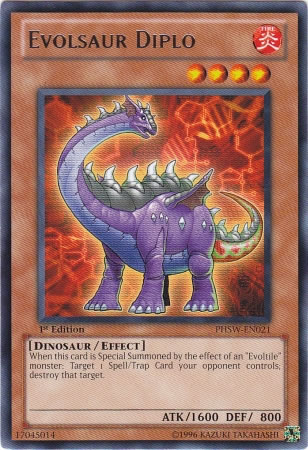 Yu-Gi-Oh Card: Evolsaur Diplo