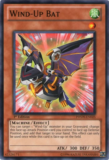 Yu-Gi-Oh Card: Wind-Up Bat