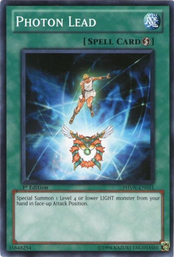 Yu-Gi-Oh Card: Photon Lead