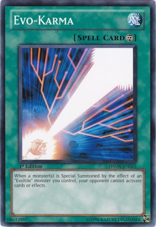 Yu-Gi-Oh Card: Evo-Karma