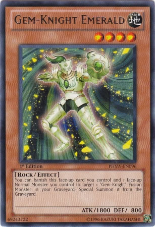 Yu-Gi-Oh Card: Gem-Knight Emerald