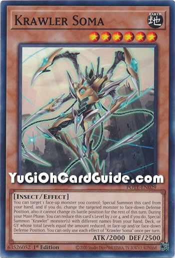 Yu-Gi-Oh Card: Krawler Soma