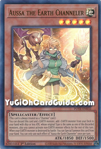 Yu-Gi-Oh Card: Aussa the Earth Channeler