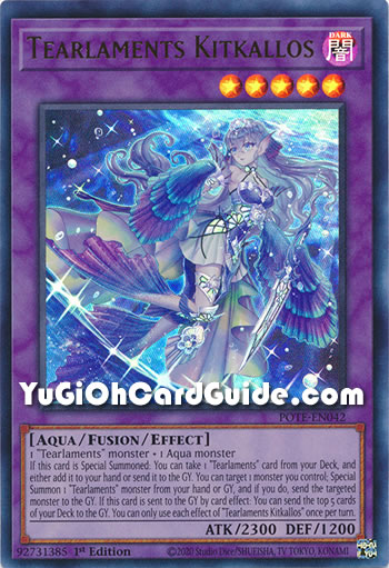 Yu-Gi-Oh Card: Tearlaments Kitkallos