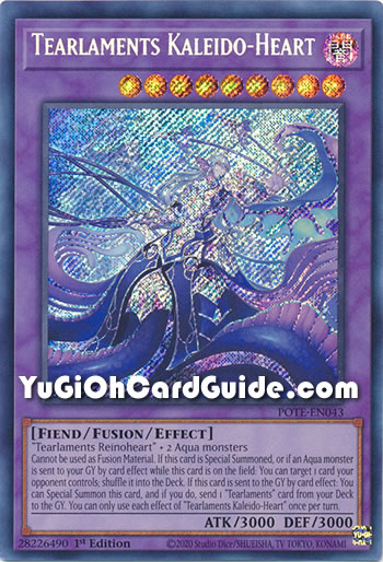 Yu-Gi-Oh Card: Tearlaments Kaleido-Heart