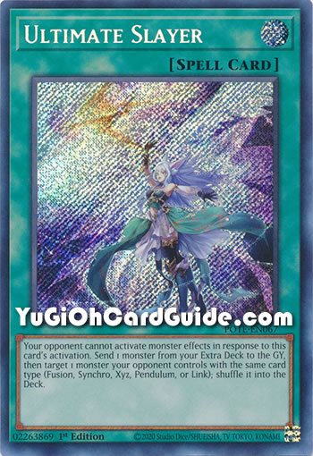 Yu-Gi-Oh Card: Ultimate Slayer