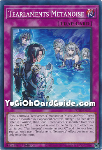 Yu-Gi-Oh Card: Tearlaments Metanoise
