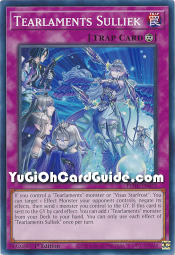 Yu-Gi-Oh Card: Tearlaments Sulliek