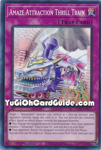 Yu-Gi-Oh Card: Amaze Attraction Thrill Train