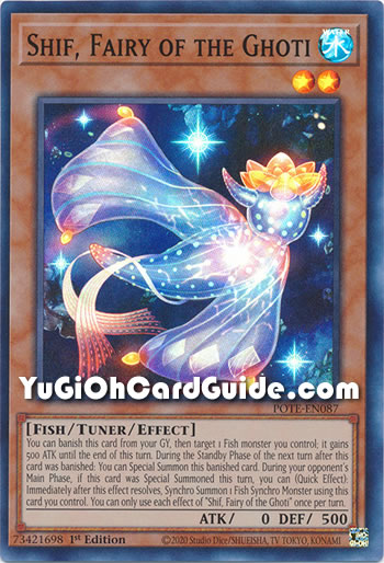 Yu-Gi-Oh Card: Shif, Fairy of the Ghoti
