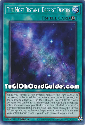 Yu-Gi-Oh Card: The Most Distant, Deepest Depths
