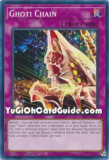 Yu-Gi-Oh Card: Ghoti Chain