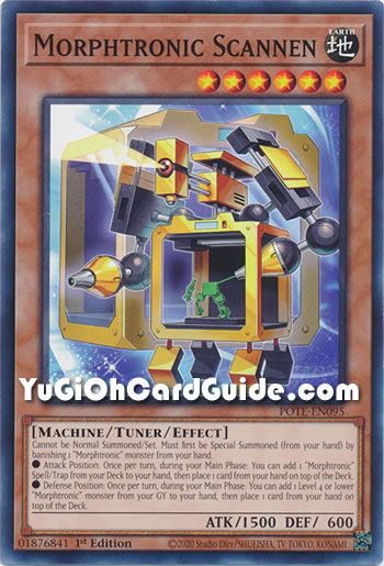 Yu-Gi-Oh Card: Morphtronic Scannen