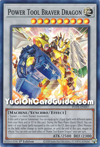 Yu-Gi-Oh Card: Power Tool Braver Dragon