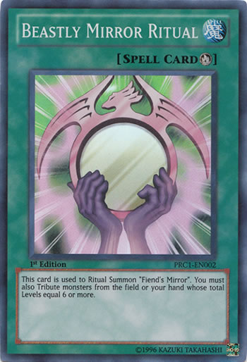 Yu-Gi-Oh Card: Beastly Mirror Ritual