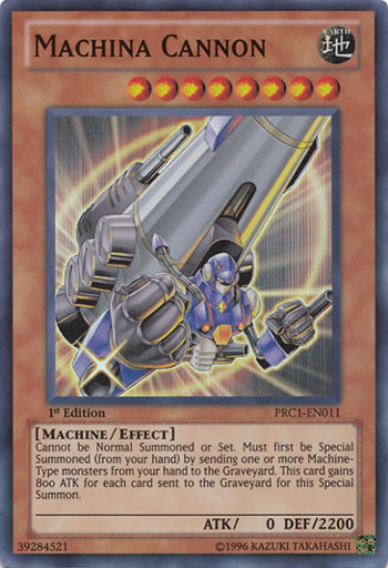 Yu-Gi-Oh Card: Machina Cannon