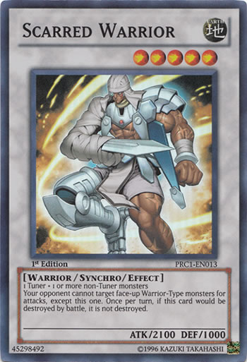 Yu-Gi-Oh Card: Scarred Warrior