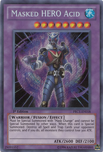 Yu-Gi-Oh Card: Masked HERO Acid