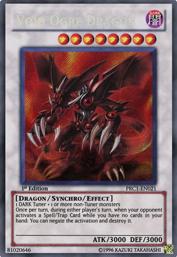 Yu-Gi-Oh Card: Void Ogre Dragon