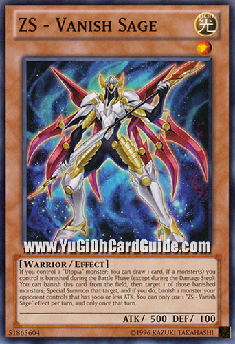 Yu-Gi-Oh Card: ZS - Vanish Sage