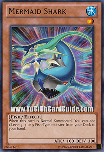 Yu-Gi-Oh Card: Mermaid Shark